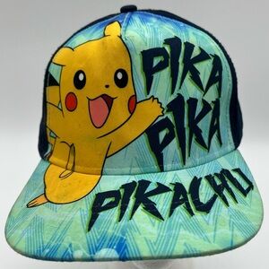 Pokémon Pikachu Snapback Hat Cap Adjustable NWT